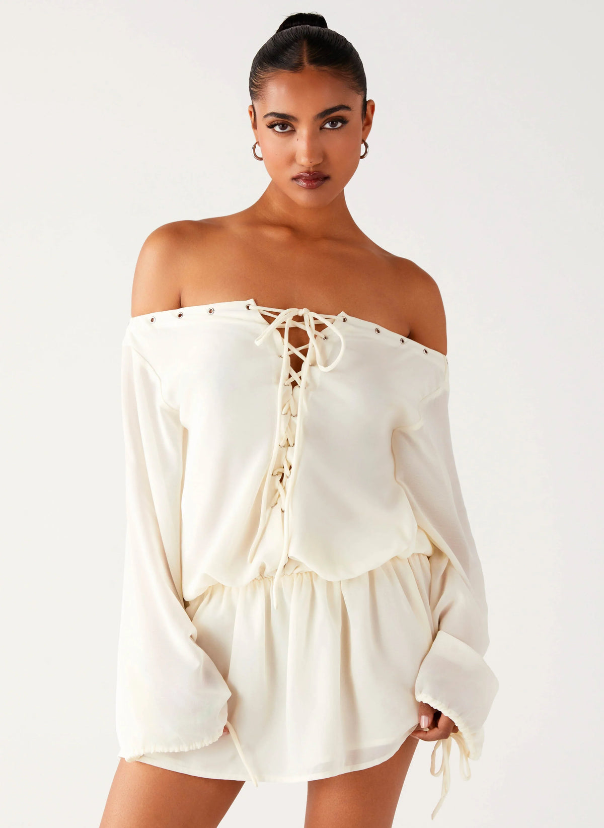 Astaria Mini Dress Ivory