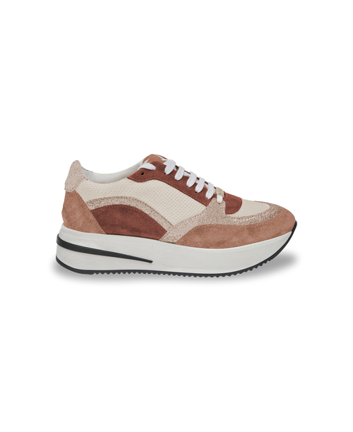 Sofy Lace-Up Sneakers - Rose Multi