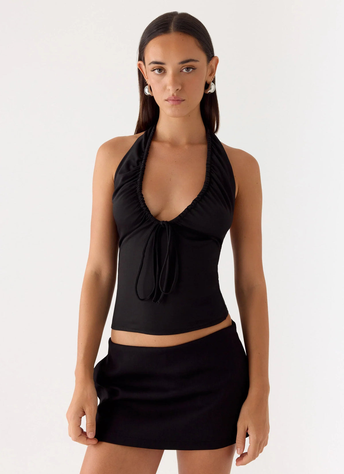 Ask You Twice Top Black