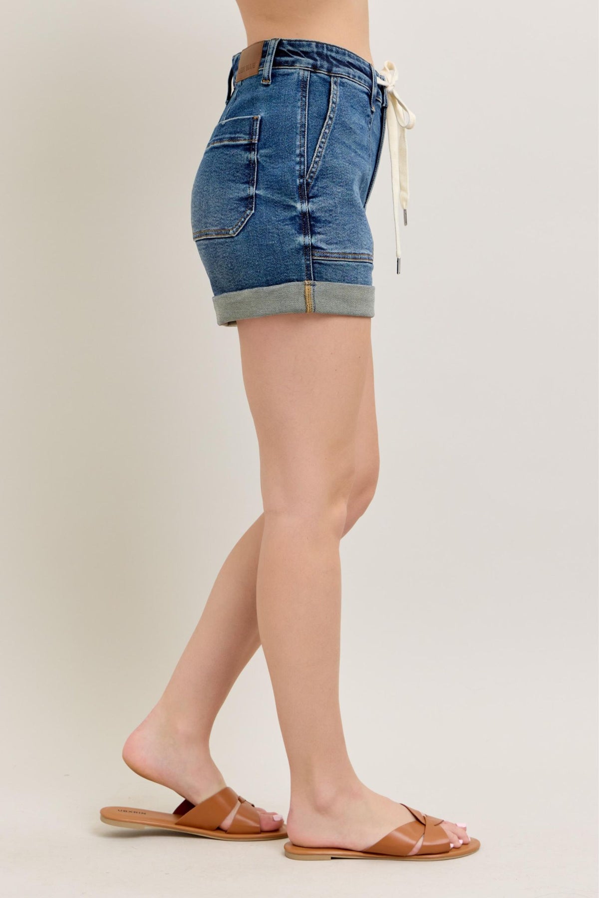 Hazel Blues® | Judy Blue High Rise Cuff Denim Shorts