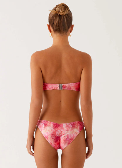 Delta Bandeau Bikini Top Flamingo Fling