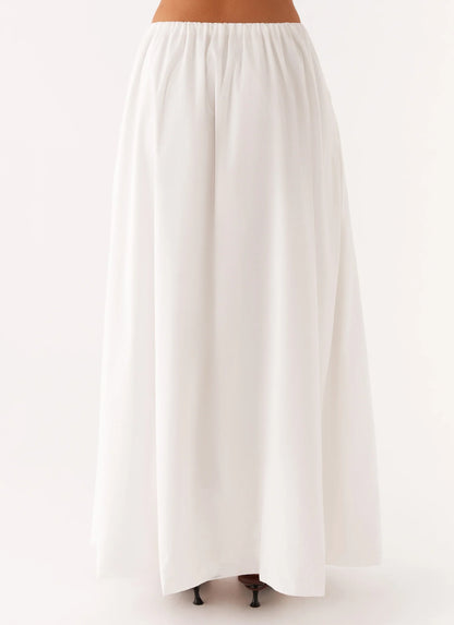 Cheryl Maxi Skirt White
