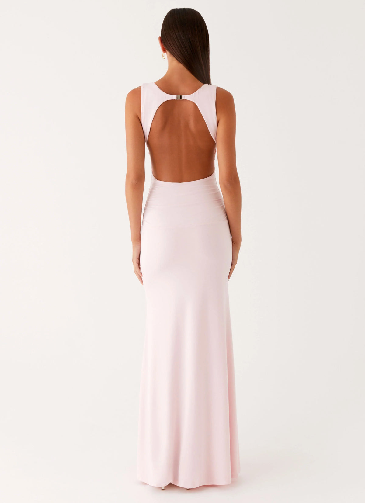 Cherry Sky Maxi Dress Baby Pink