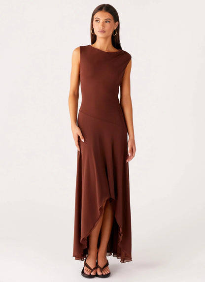 Danika Maxi Dress Chocolate