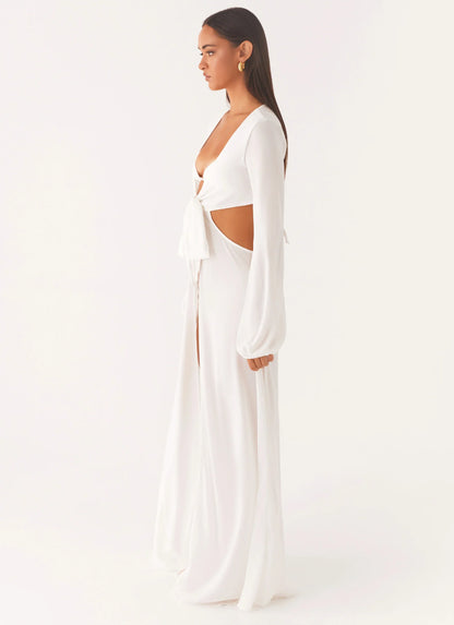 Coastal Maxi Dress White