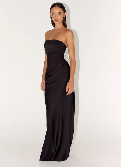 Champagne Skies Maxi Dress Black
