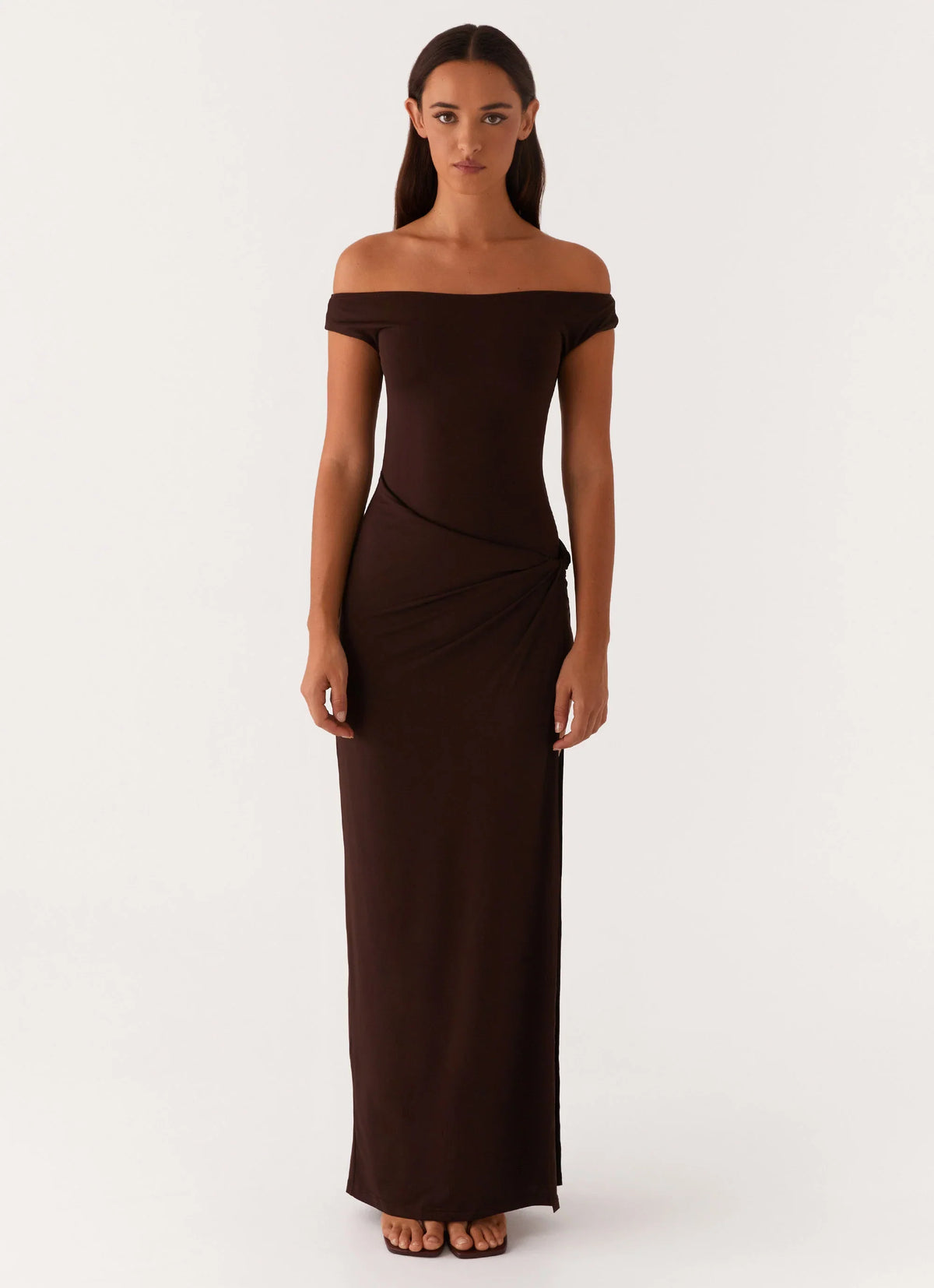 Amerie Maxi Dress Chocolate