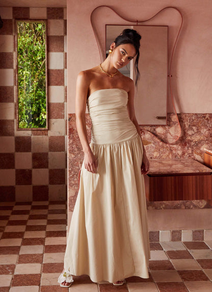 Carmel Maxi Dress Ivory