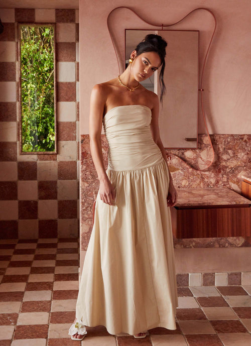 Carmel Maxi Dress Ivory