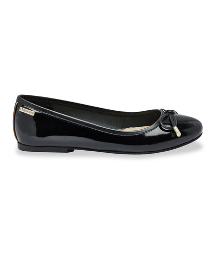 Fanfan Ballerina Flats - Black Patent