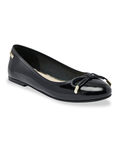 Fanfan Ballerina Flats - Black Patent
