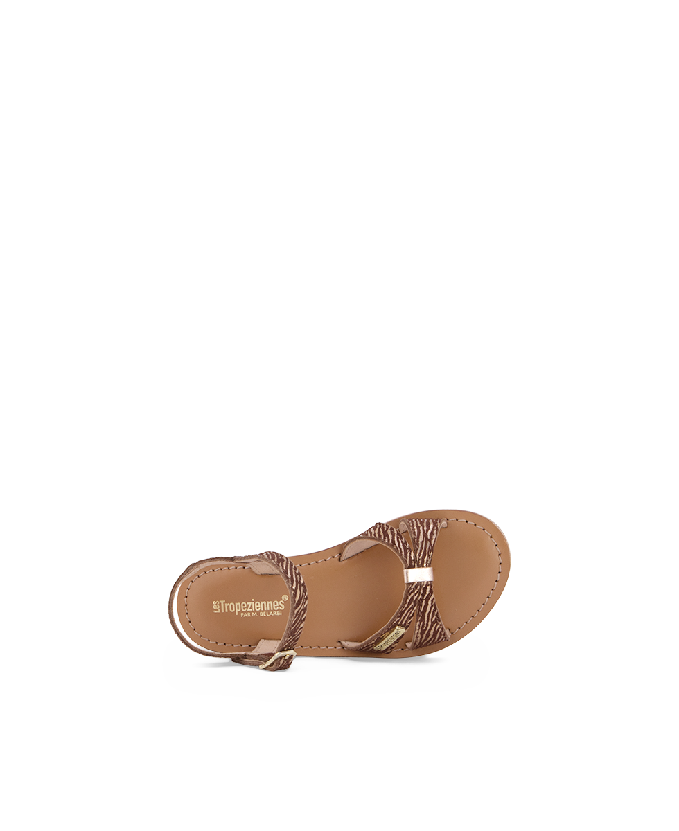 Belle Girl Sandals - Choco Zebra