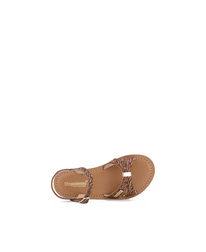 Belle Girl Sandals - Choco Zebra