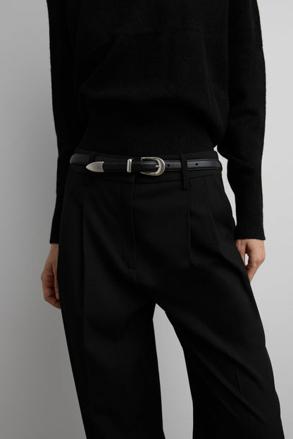 MILA WESTERN LEATHER BELT