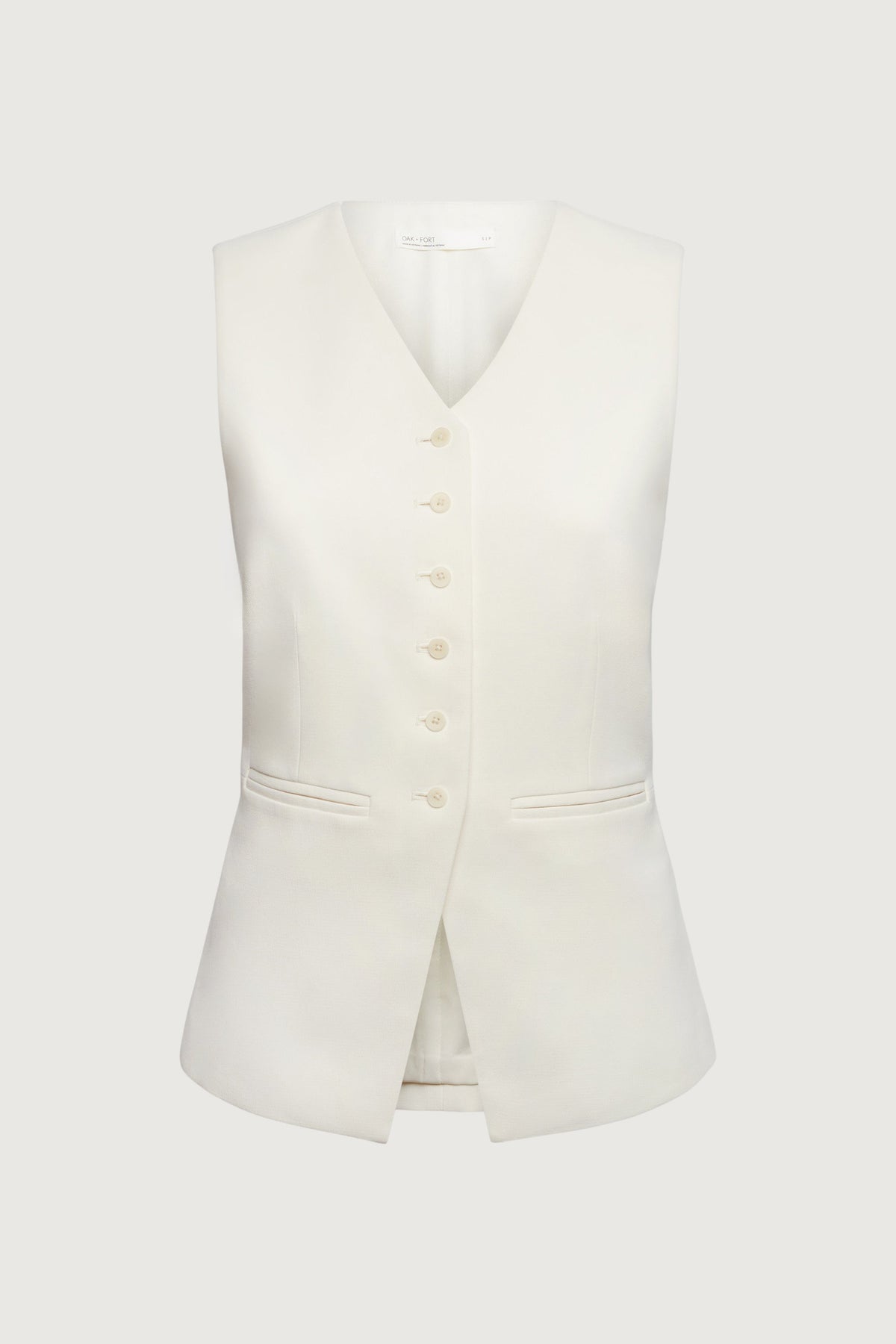 BUTTON FRONT SUITING VEST