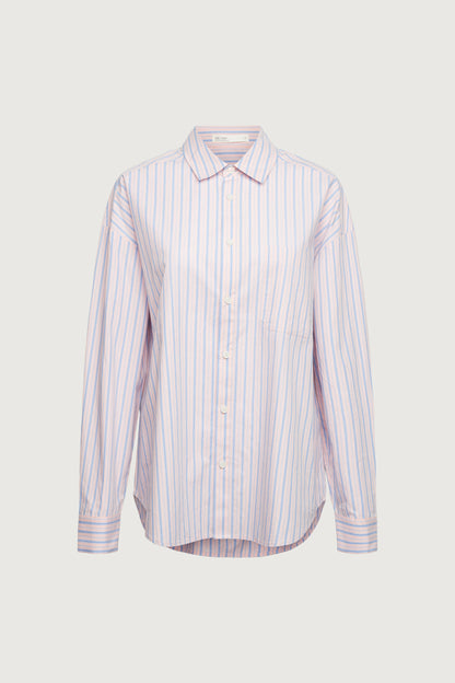 STRIPED COTTON POPLIN SHIRT