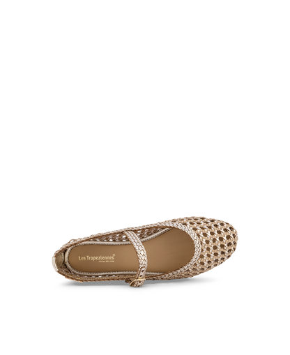 Carla Mary Jane Flats - Gold