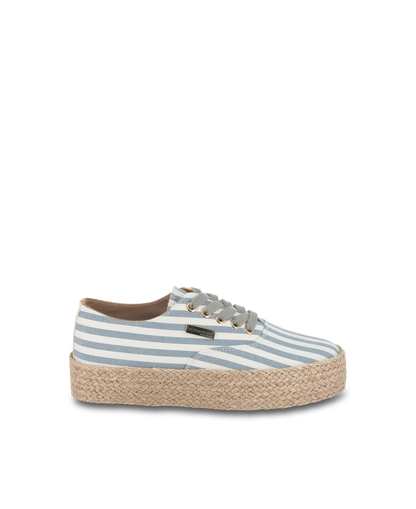 Cosmic Lace-Up Sneakers - Blue Marine Stripes