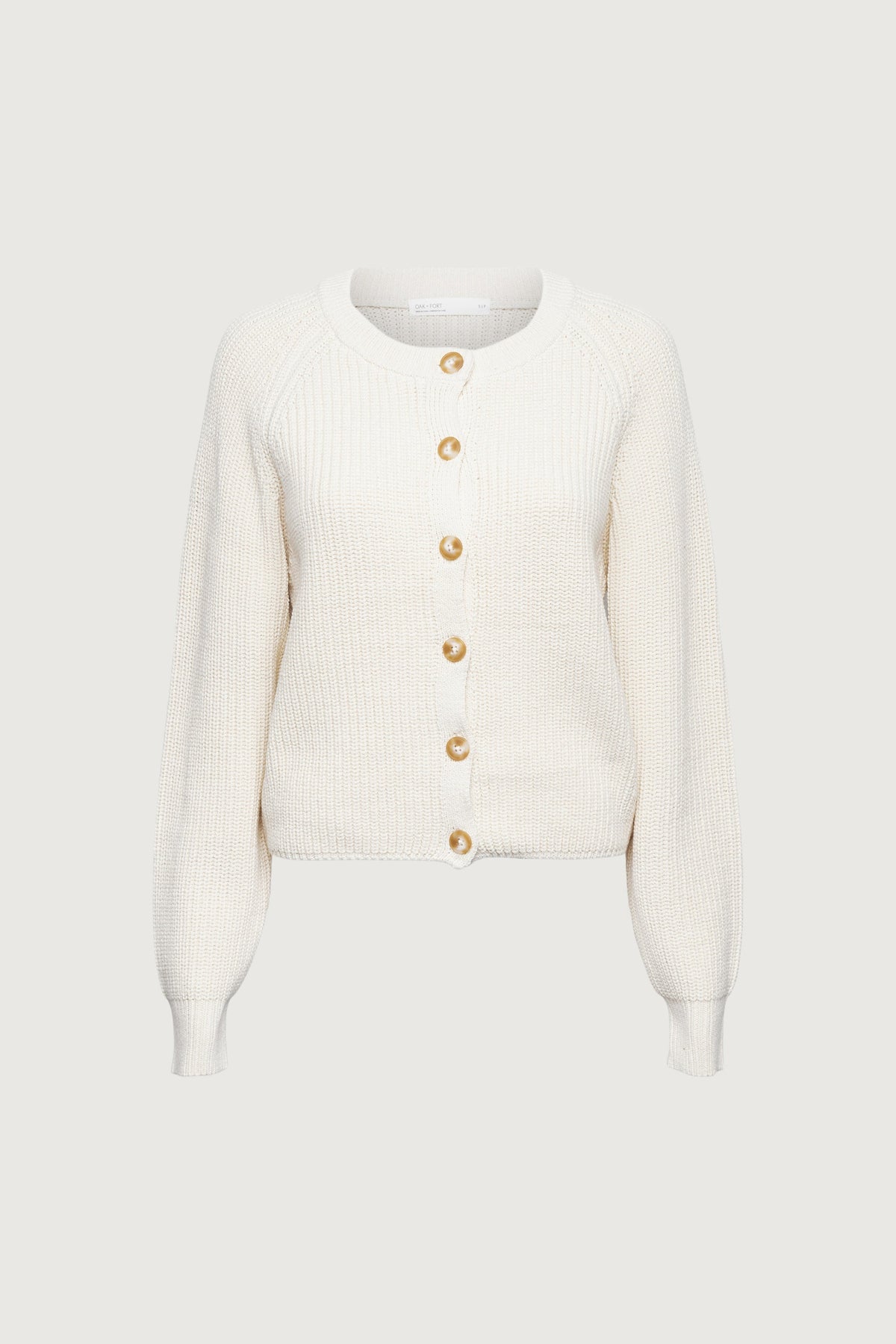 CHUNKY KNIT BUTTON UP CARDIGAN