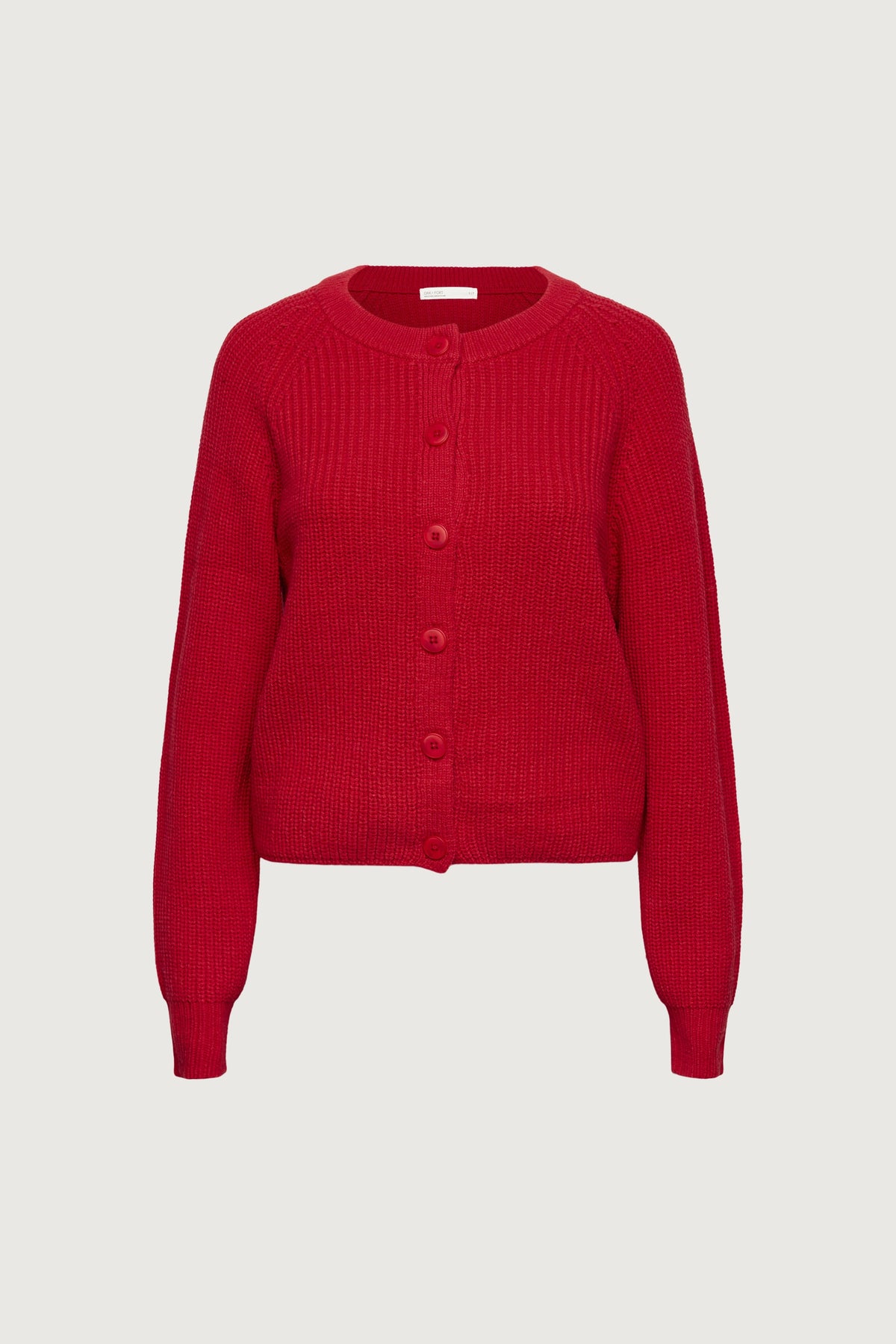 CHUNKY KNIT BUTTON UP CARDIGAN
