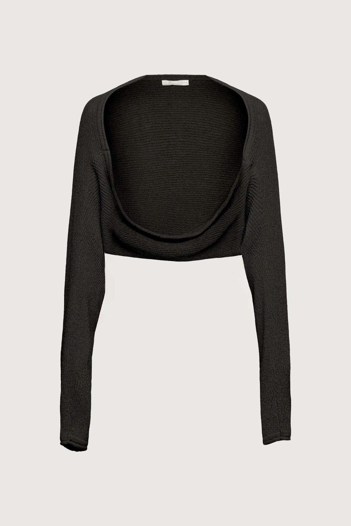 OVERSIZED RIBBED BOLERO
