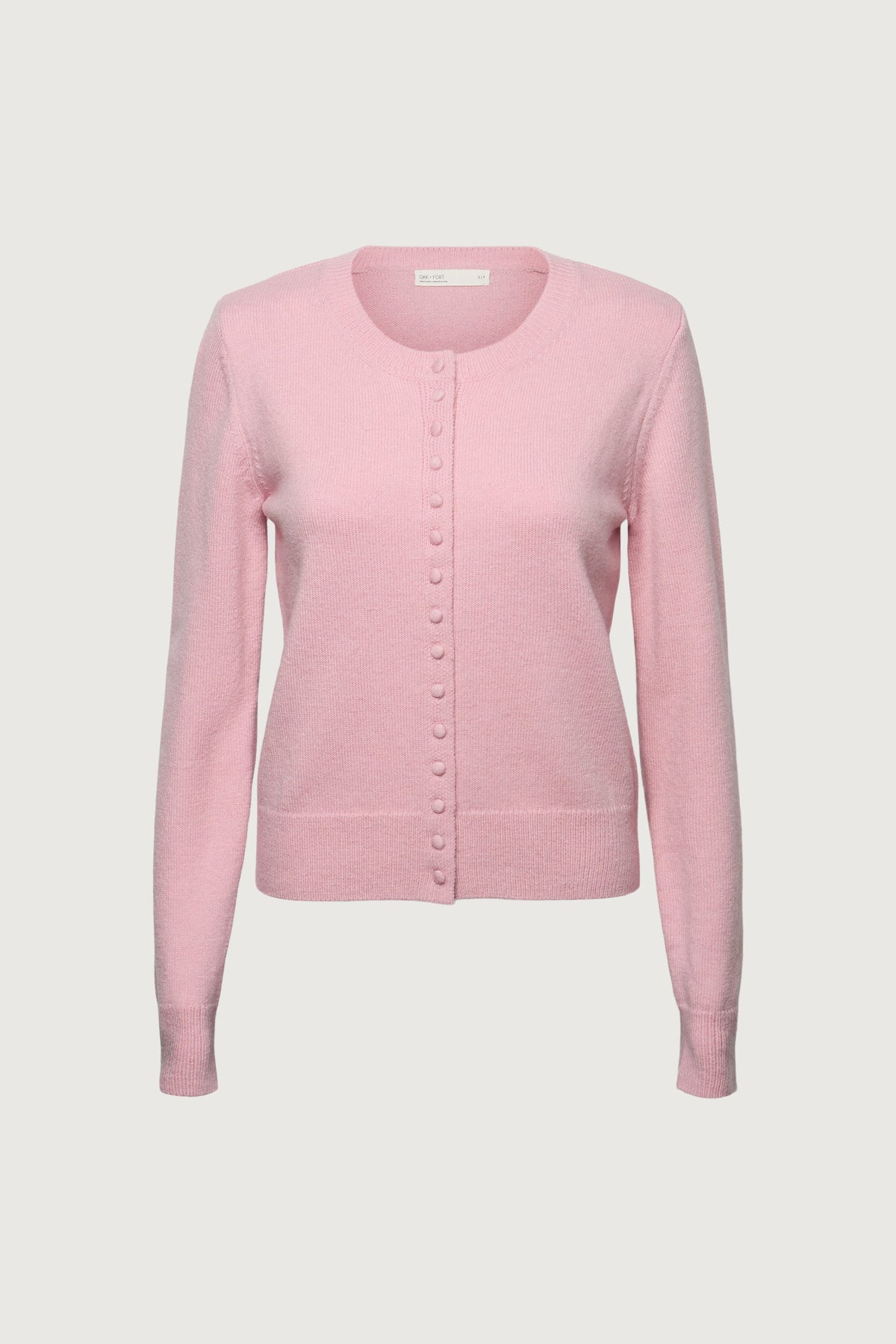 CLASSIC FIT CARDIGAN WITH COVERED BUTTONS