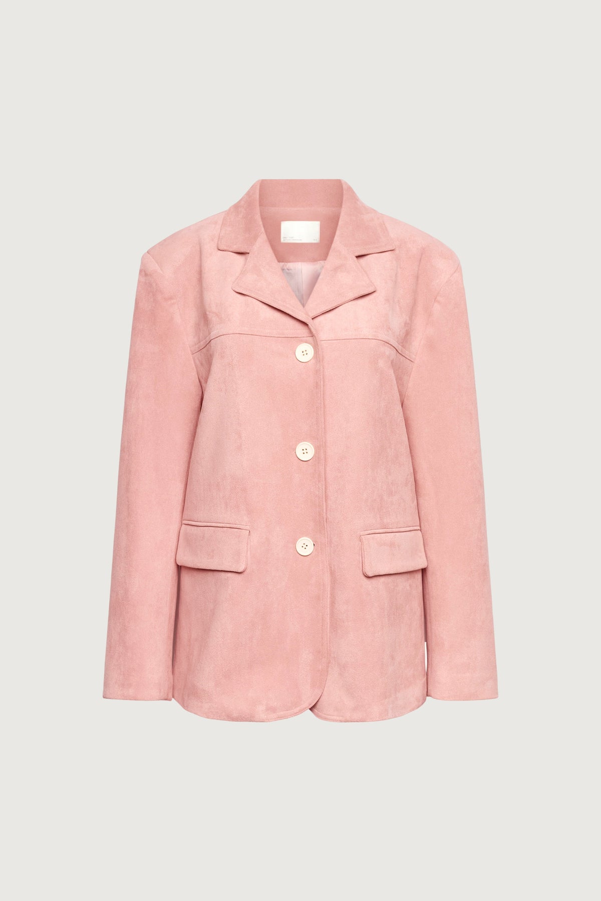 OVERSIZED VEGAN SUEDE BLAZER