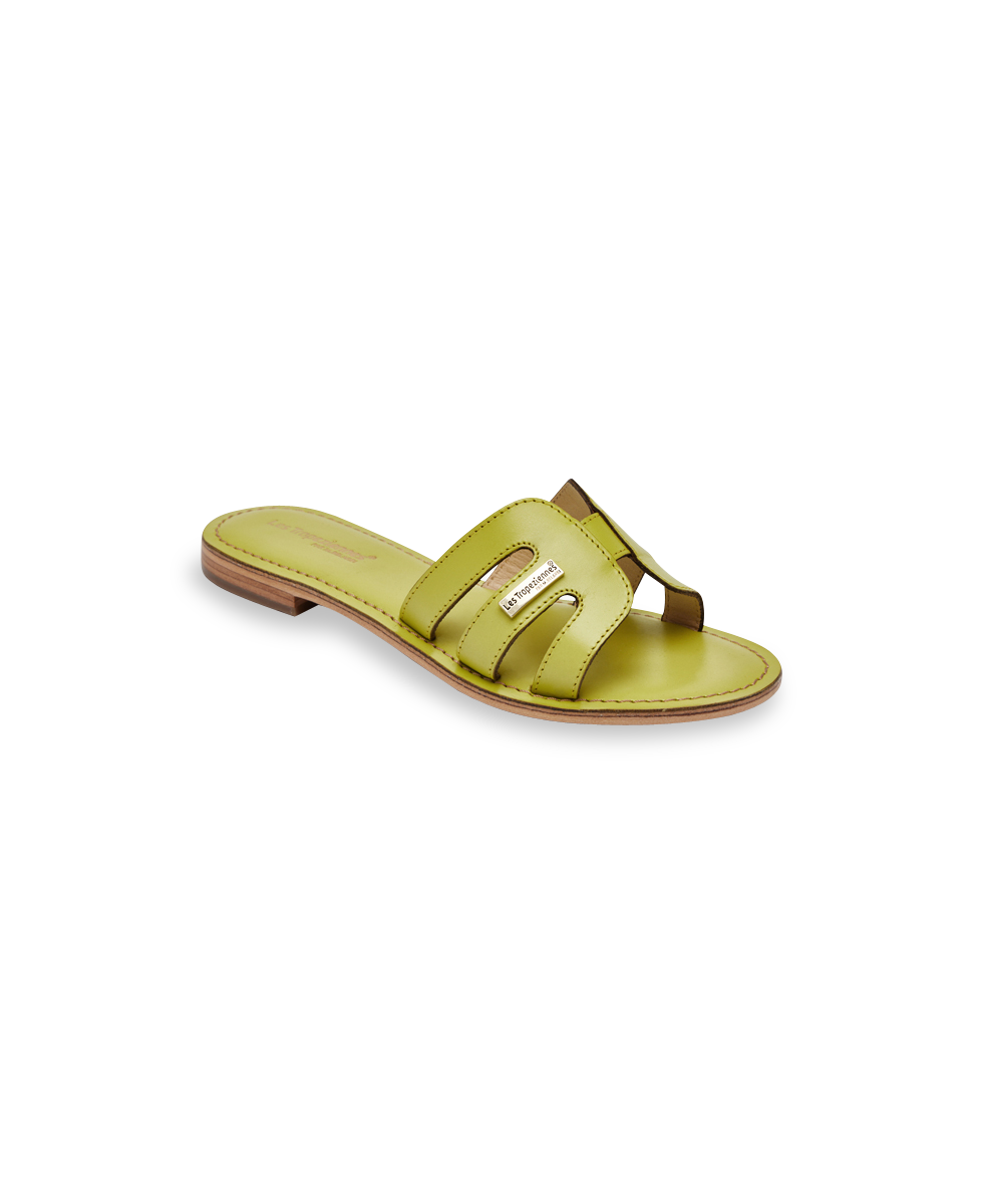 Damia Mules - Yellow Green