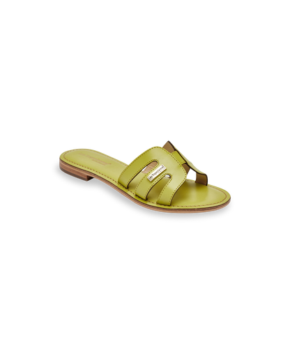 Damia Mules - Yellow Green