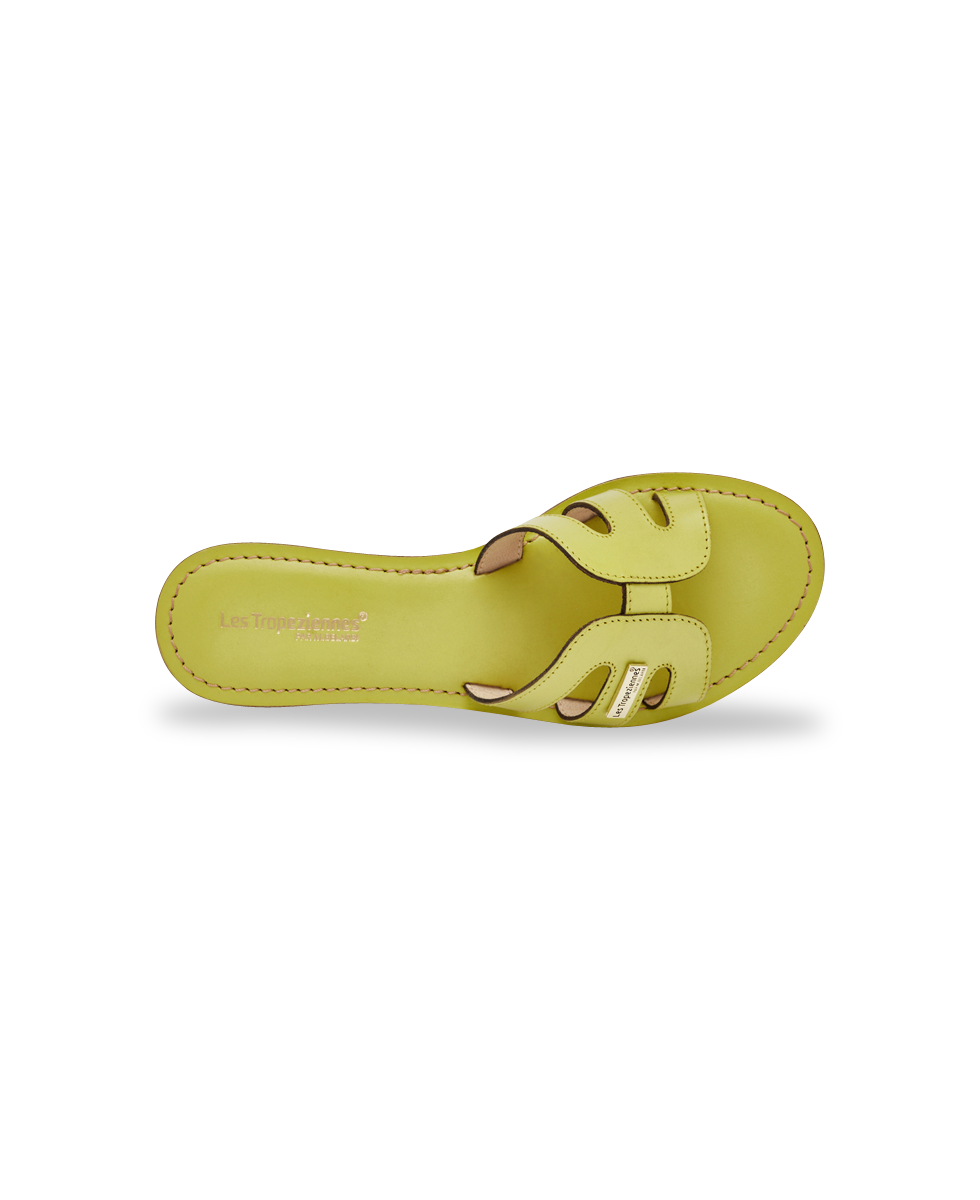 Damia Mules - Yellow Green