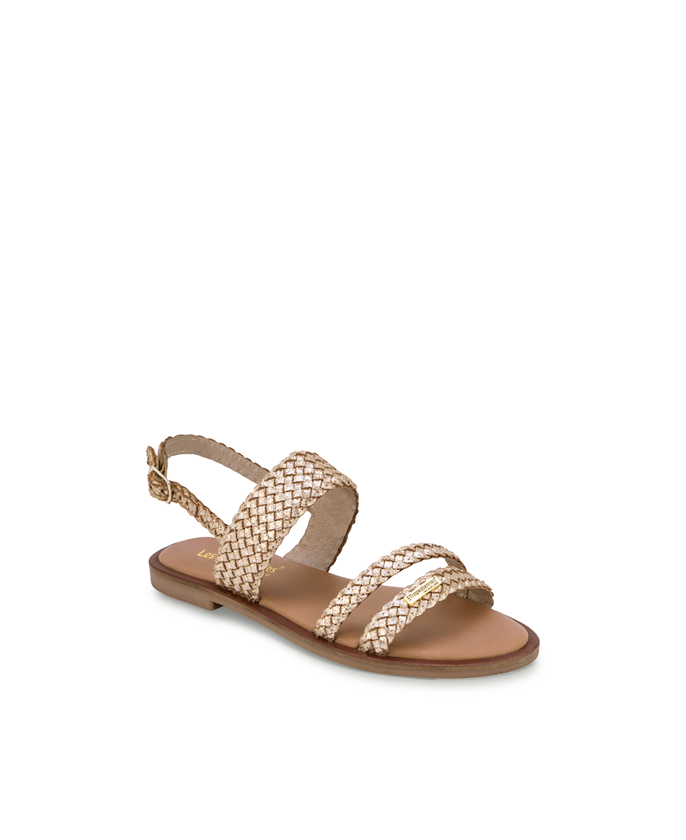 Dobelle Sandals - Gold Craquele