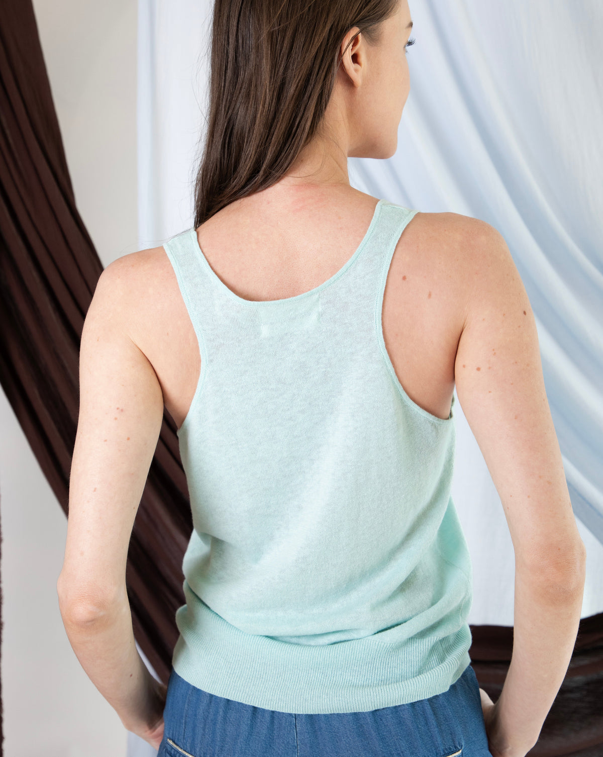 Marcelle Tank Top - Chalk Blue
