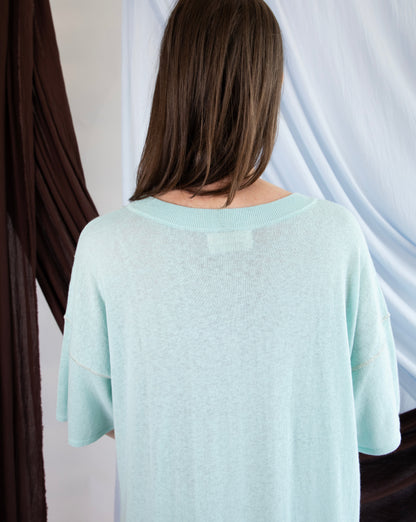Azzura Dress - Chalk Blue