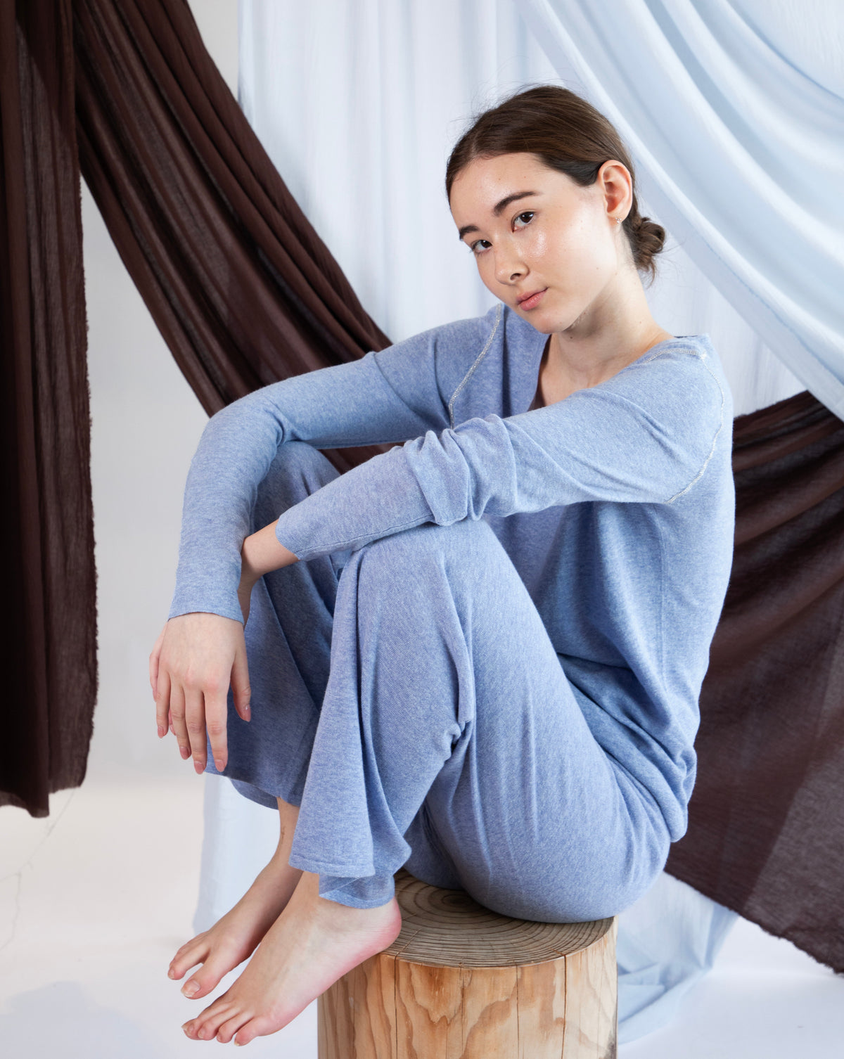 Georges Pants - Gingham Blue