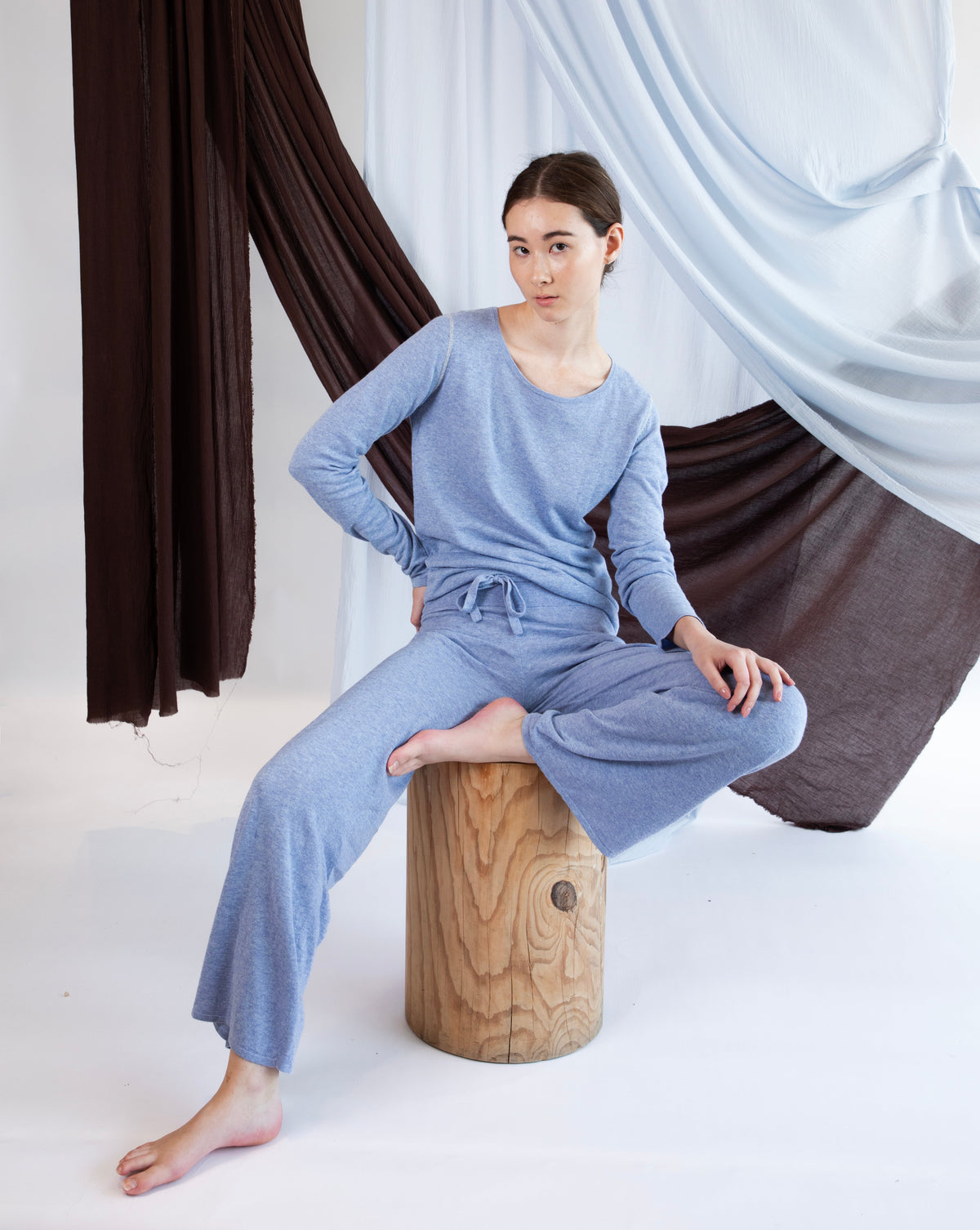 Georges Pants - Gingham Blue