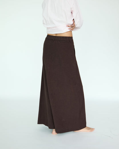 Yves Tencel Skirt - Chocolate
