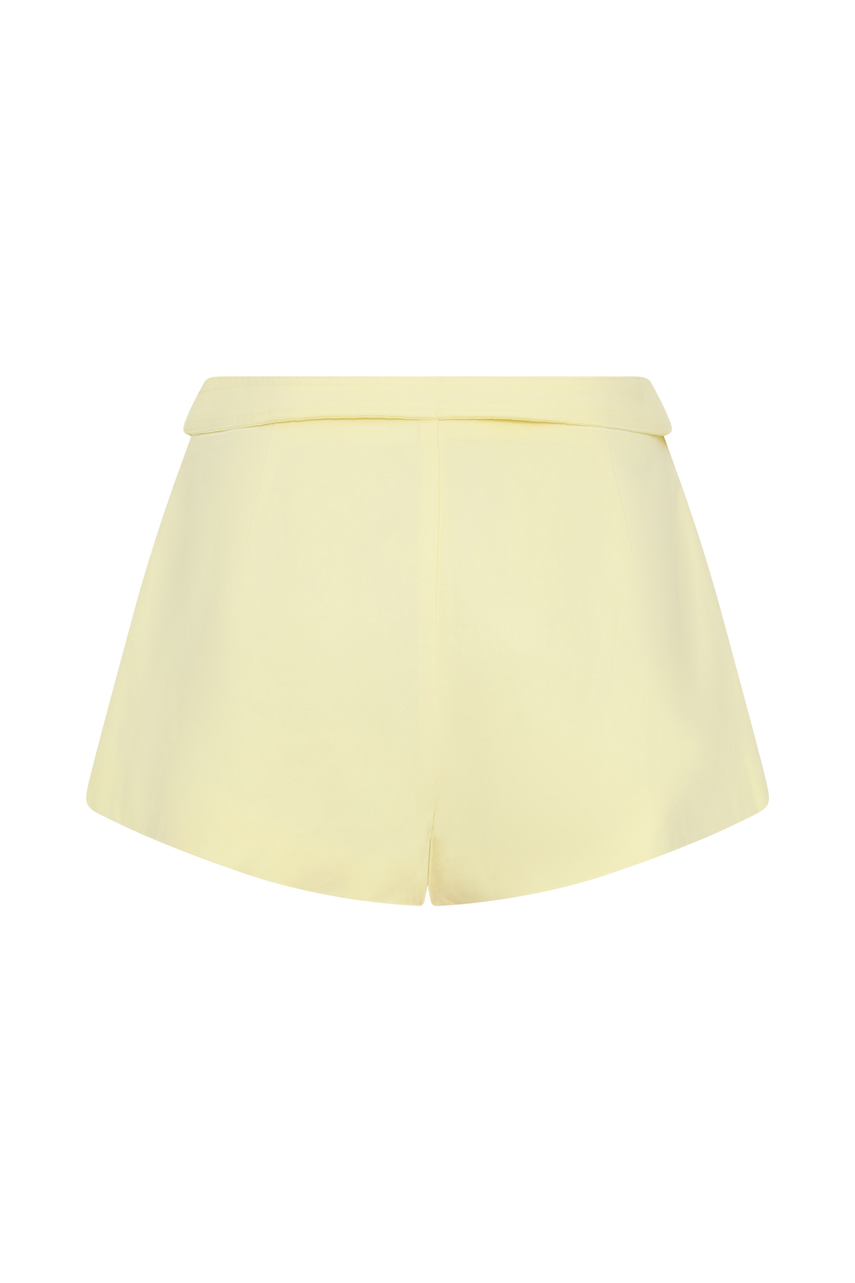 Josephine Cotton Shorts With Waistbands - Lemon