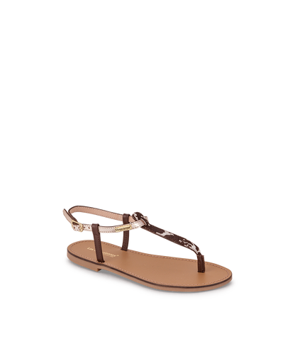 Harvil Sandals - Cow Multi
