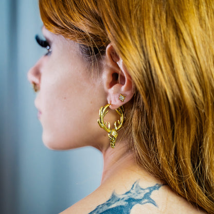 FOREST STAG EARRINGS