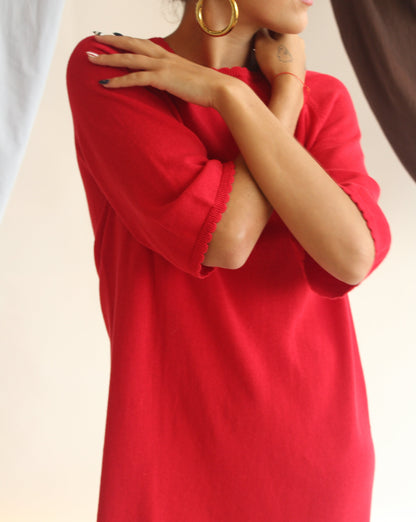 La Bretagne Dress - Red
