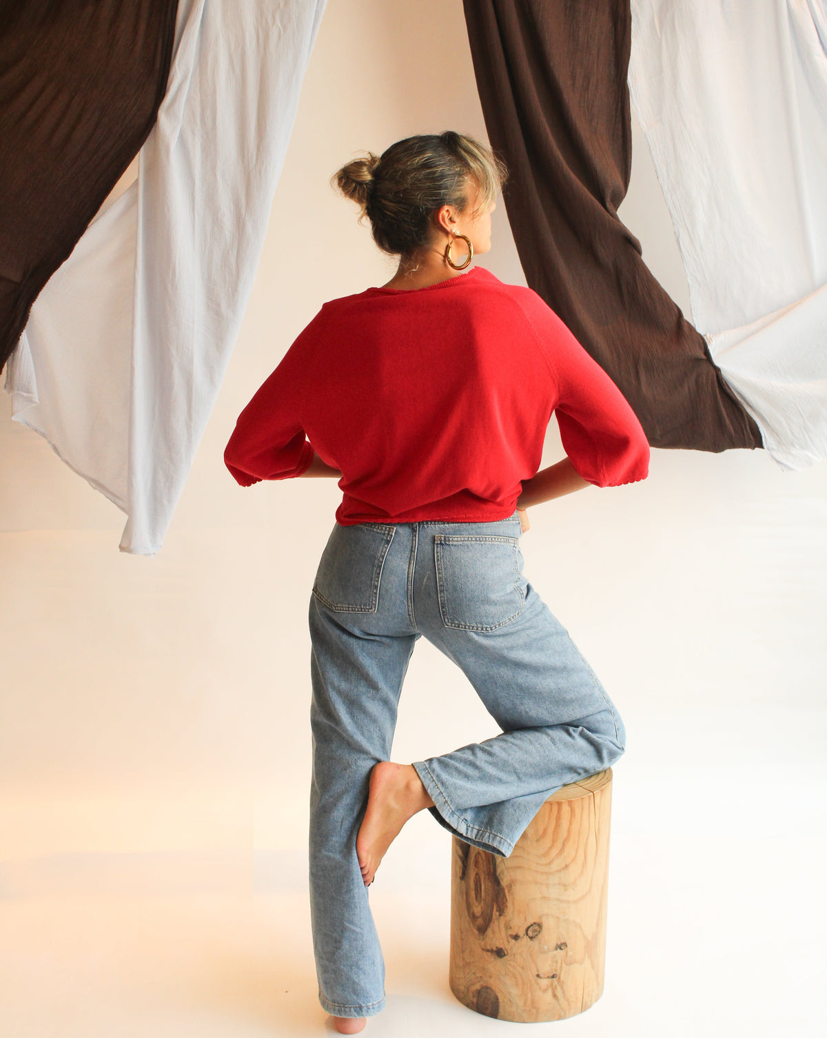 La Bretagne Cardigan - Red