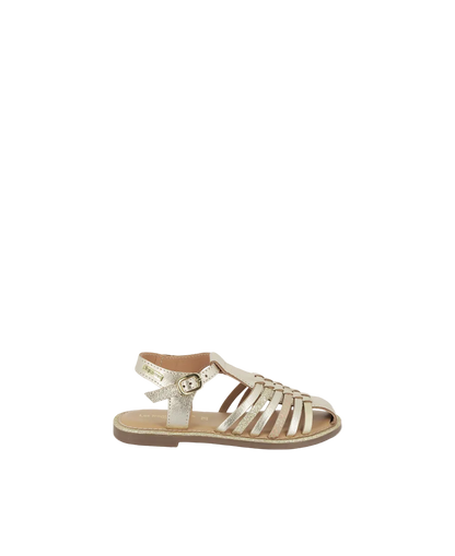 Irina Girl Sandals - Gold Multi