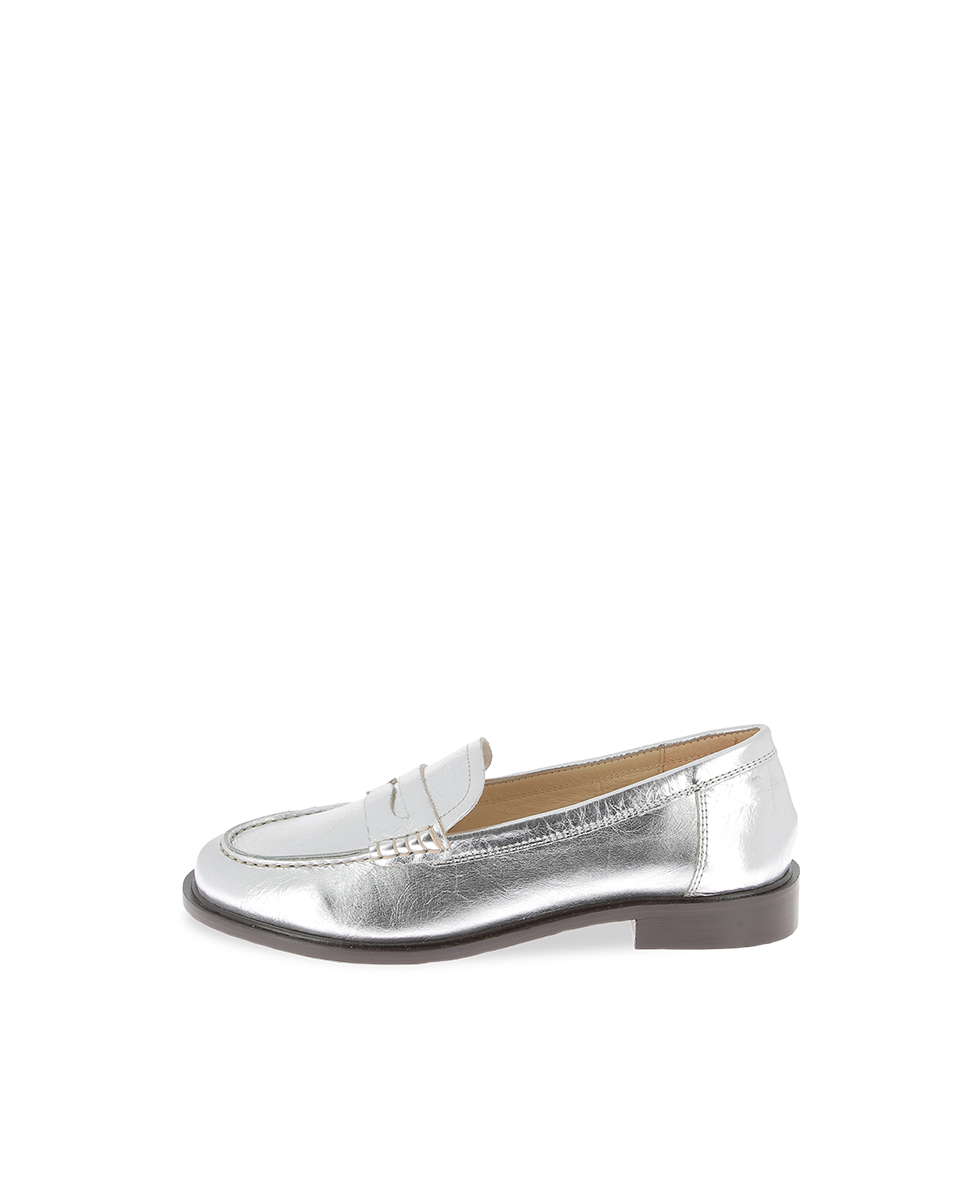 Lucie Loafers - Silver