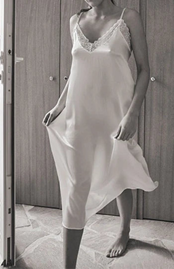 Robe Amanda - Milk Lace