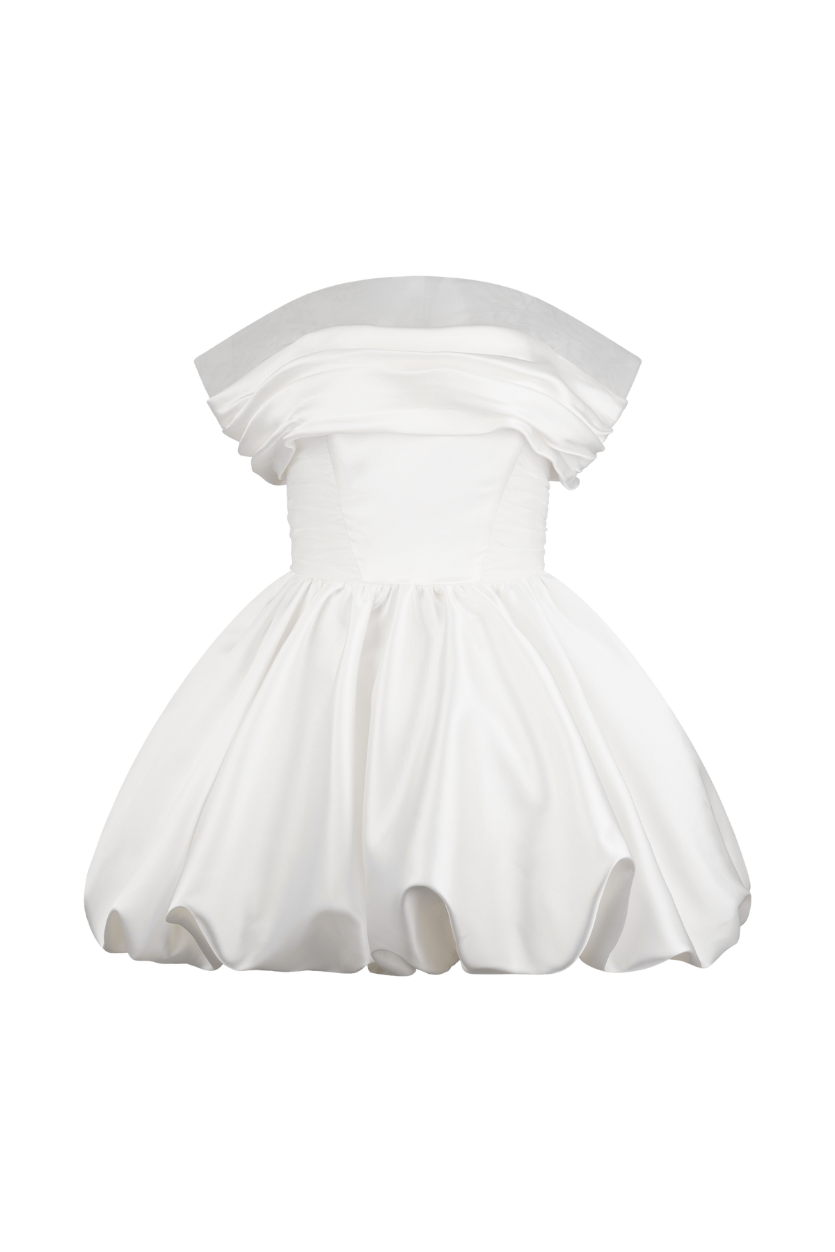 Lauretta Off Shoulder Mini Dress - White