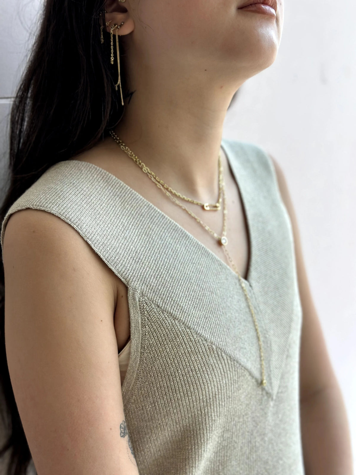 Lola Sleeveless Dress - Gold