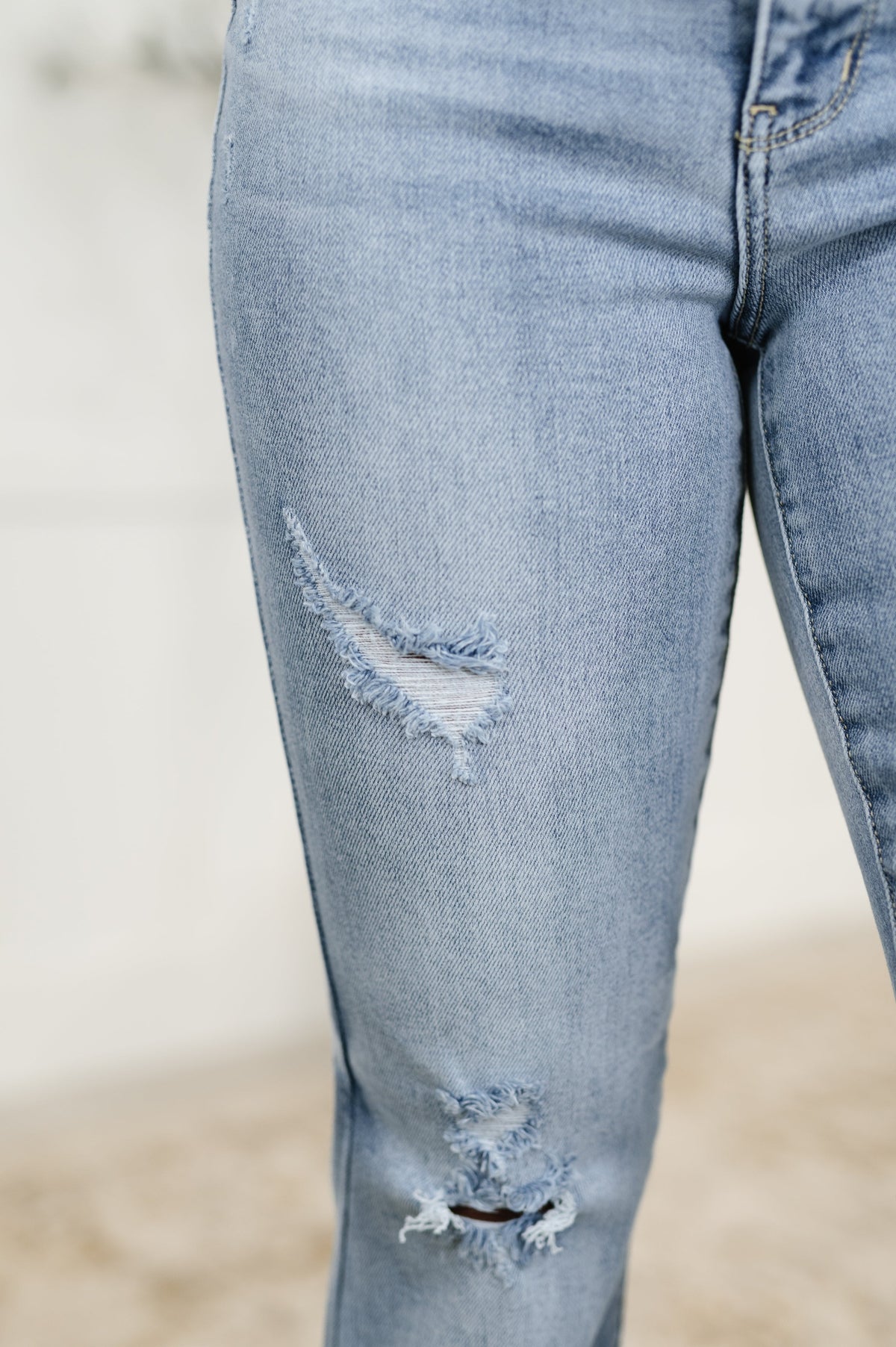 Hazel Blues® |  Marlena High Rise Shield Pocket Flare Jeans