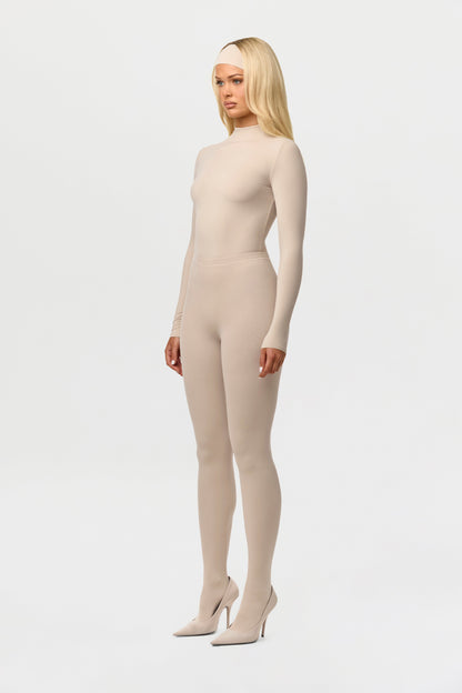 Naked Mock Neck Bodysuit