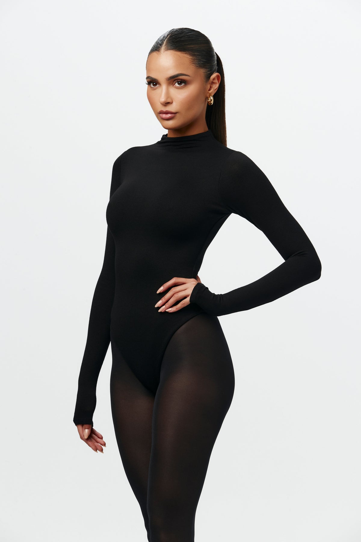 NW Sculpt Mock Neck Bodysuit