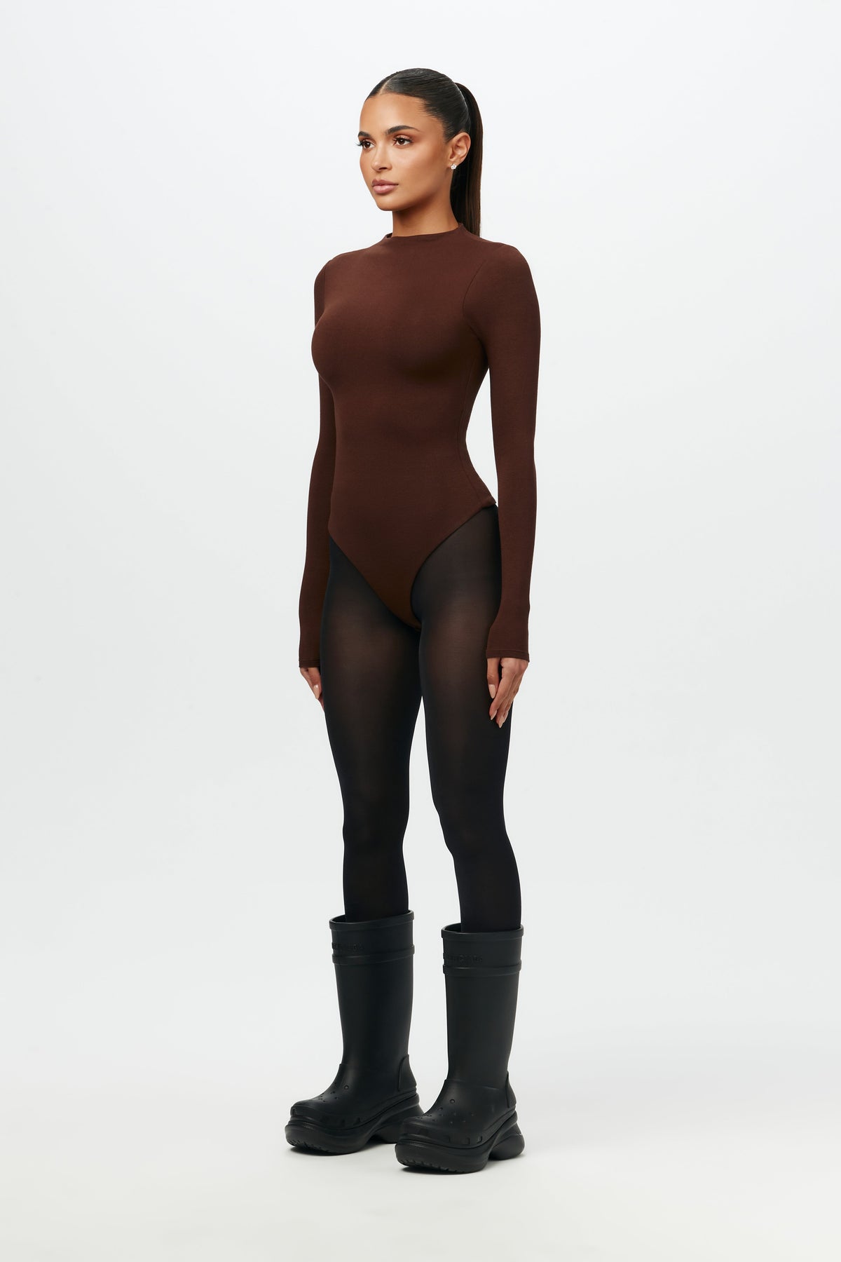 NW Sculpt Mock Neck Bodysuit